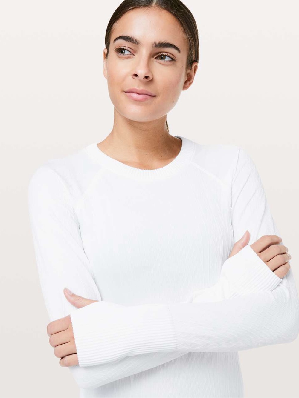 Lululemon Rest Less Pullover White / White